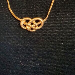 Vintage Avon love knot necklace
